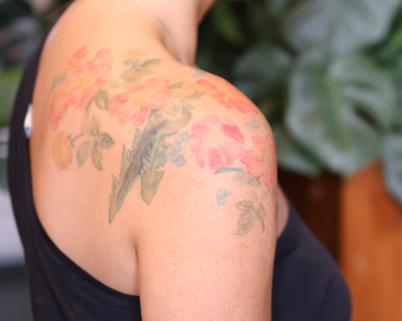Gammel tatovering før cover-up